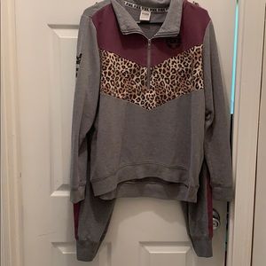 Grey Leopard Track Suit